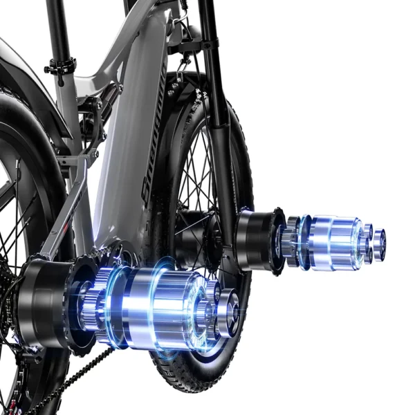 Shengmilo S600 48V 2000W Elektrofahrrad mit Doppelmotor