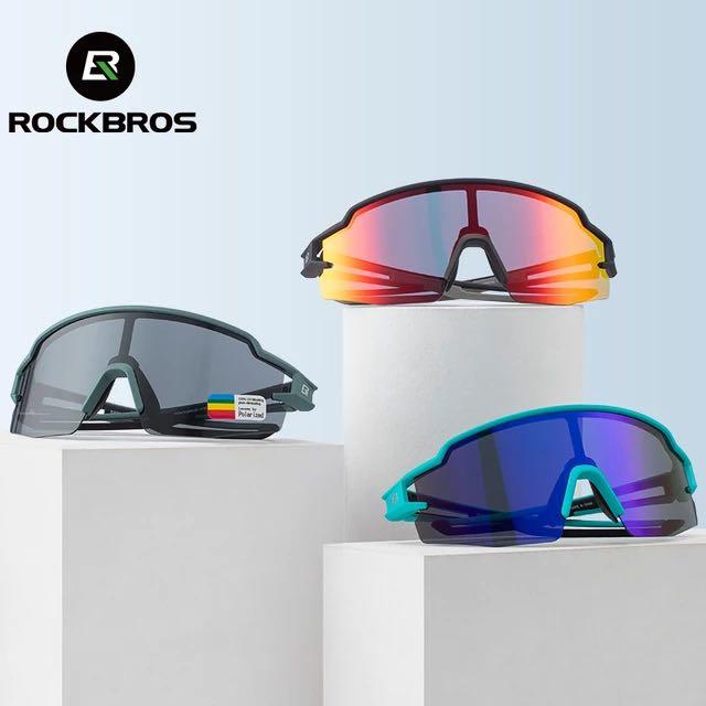 Rockbros 運動眼鏡 偏光眼鏡 半框款 變色鏡 防晒戶外眼鏡