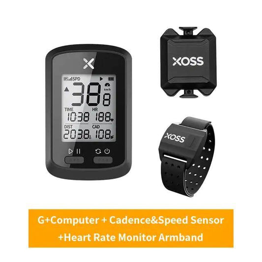 Xoss G+ 行者 無線單車碼錶 感應器 心率臂帶 3合1 套裝