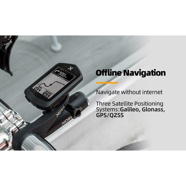 Xoss NAV Wireless Cycling Computer Navigation Speed Cadence Sensors Bundle
