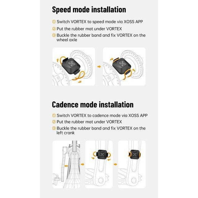 XOSS VORTEX 踏頻 速度 單車 感應器 ANT+ 藍牙