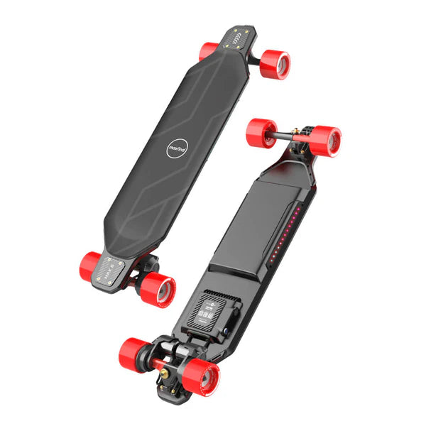 Maxfind MAX6 ferngesteuertes elektrisches Skateboard-Longboard, 900 W, Doppelmotoren, 50 km Reichweite