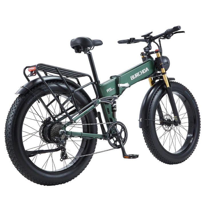 BURCHDA R5 Pro 26" 1000W Foldable Fat Tire Electric Bike