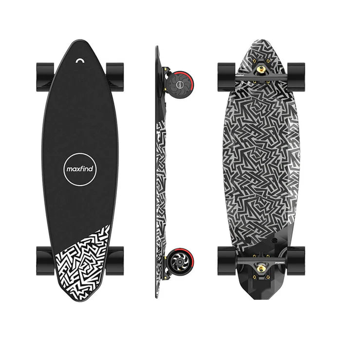 Maxfind MAX2 Pro Shortboard Elektro-Skateboard mit Fernbedienung, 650 W