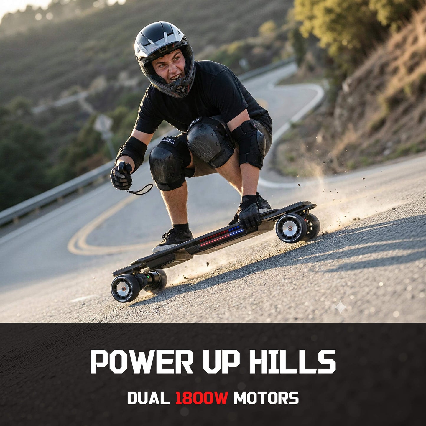 Maxfind Cyber Max Pro RC E-Skateboard Longboard | Dual-Motor 900W, 50km Reichweite