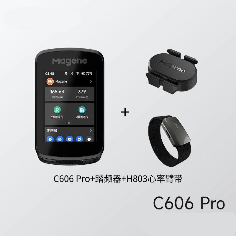 Magene C606 Pro Smart Cycling Computer Sensor Tail Light Combo Chinese Eng Ver