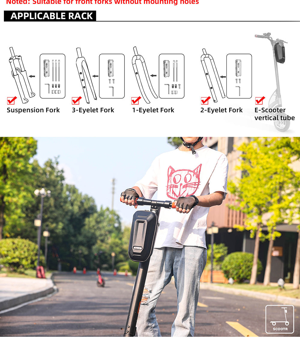 Rhinowalk Quick Release Electric Scooter Bag