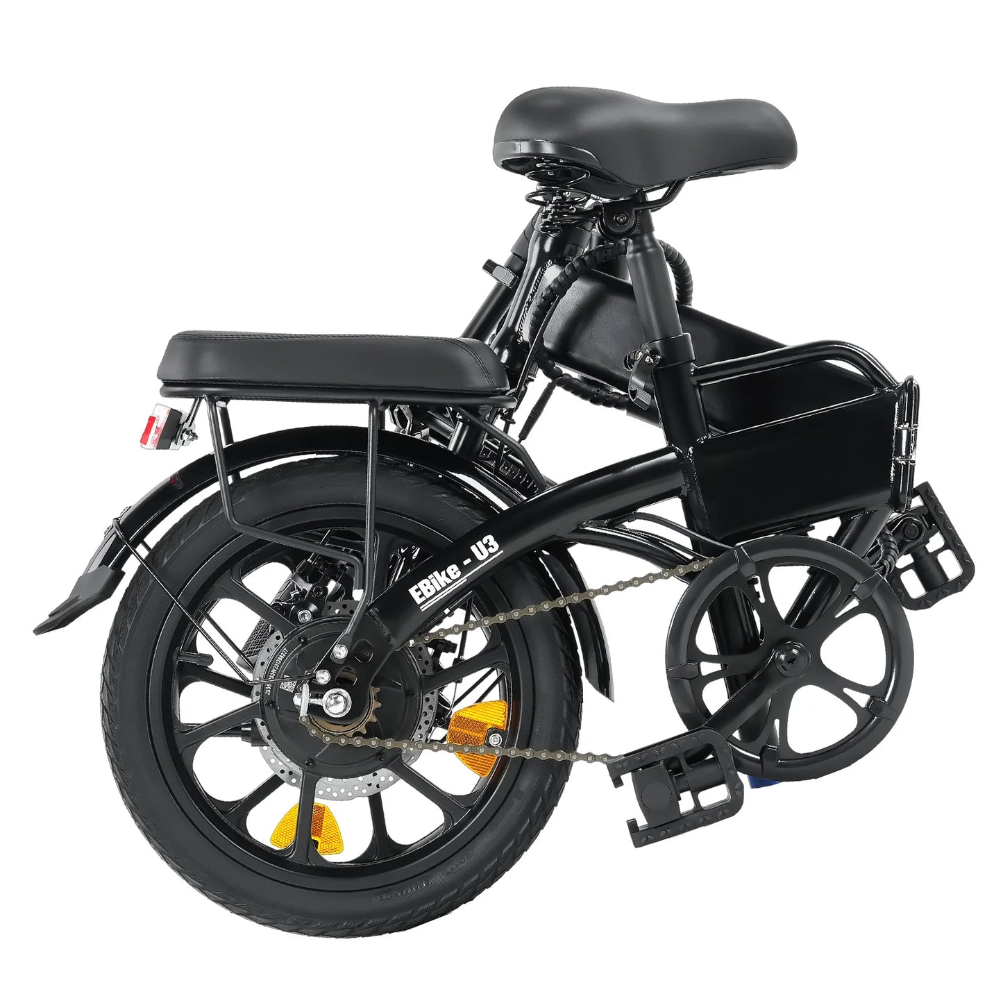 isinwheel U3 16" 36V 250W Electric Folding Bike Hidden Battery E-Bike Power-Assisted Bicycle 