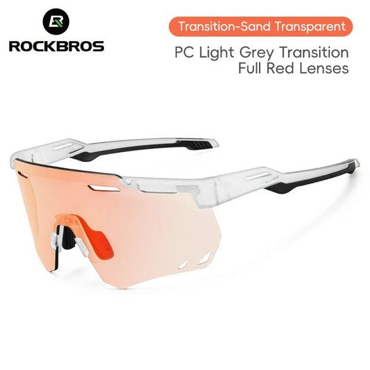 Rockbros Photochromic Lens Sunglasses Cycling Bicycle Visor Outdoor