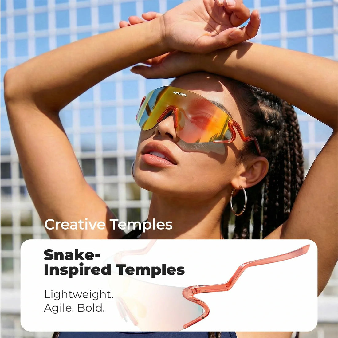 Rockbros Agile Snake 變色 單車太陽眼鏡 輕量 TR90 防曬運動眼鏡