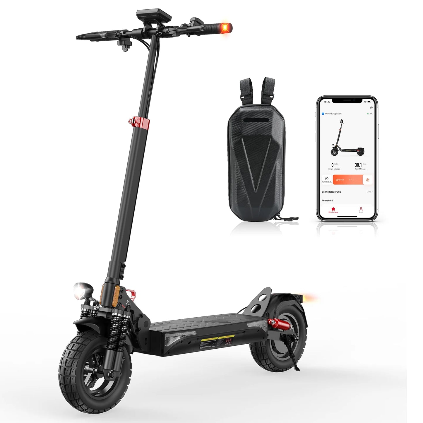 iScooter iX5 10" 1000W Offroad-Elektroroller E-Scooter