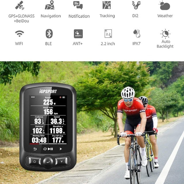 iGPSPORT iGS620 GPS ANT+ 無線單車碼錶