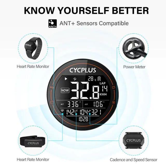 Cycplus M2 cycling computer Bike Computer Speed ​​/ Cadence HRM Bundle