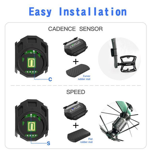 Cycplus M2 cycling computer Bike Computer Speed ​​/ Cadence HRM Bundle