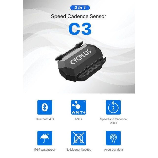 Cycplus M2 cycling computer Bike Computer Speed ​​/ Cadence HRM Bundle