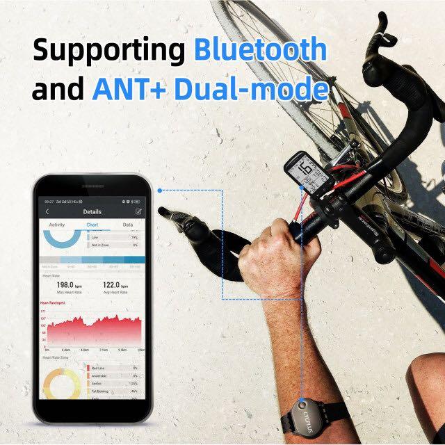 Cycplus M2 cycling computer Bike Computer Speed ​​/ Cadence HRM Bundle