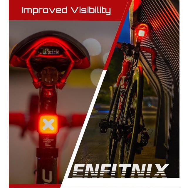 Enfitnix Cubelite III 智能單車尾燈 制動感應 USB充電