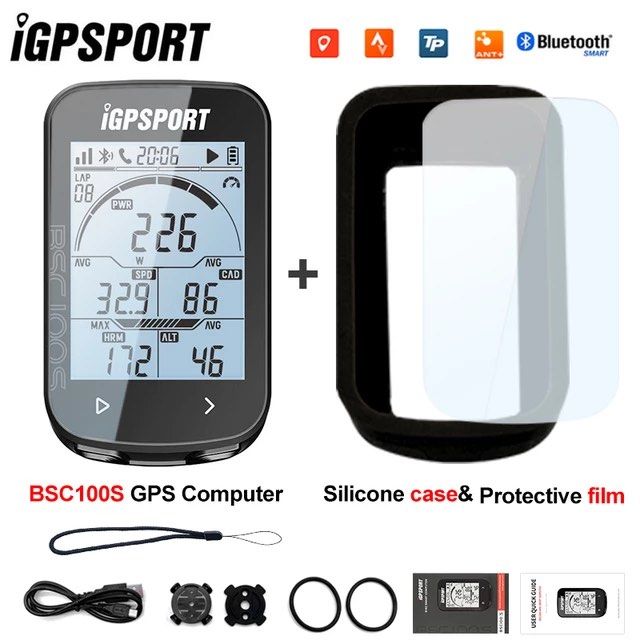 IGPSPORT BSC100s Cycling Meter Waterproof Bicycle Meter GPS Bluetooth Bike Computer ANT+
