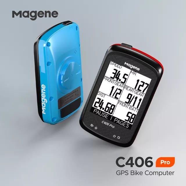 Magene C406 Pro Upgraded Version Wireless Bike Computer / Meter GPS Bike Computer Wireless Bike Computer Int'l Ver.