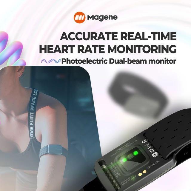 Magene H803 Heart Rate Arm Band Bluetooth Connection Waterproof Function Can Connect to ANT+
