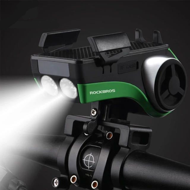 Rockbros 5 in1 單車燈/喇叭/響安/手機架/充電寶 多功能藍牙 智能單車配件