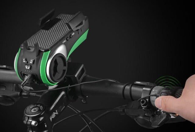 Rockbros 5 in1 單車燈/喇叭/響安/手機架/充電寶 多功能藍牙 智能單車配件
