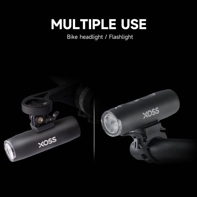 Xoss G+ Bike Computer XL-400 Bicycle Head Light Set Combo