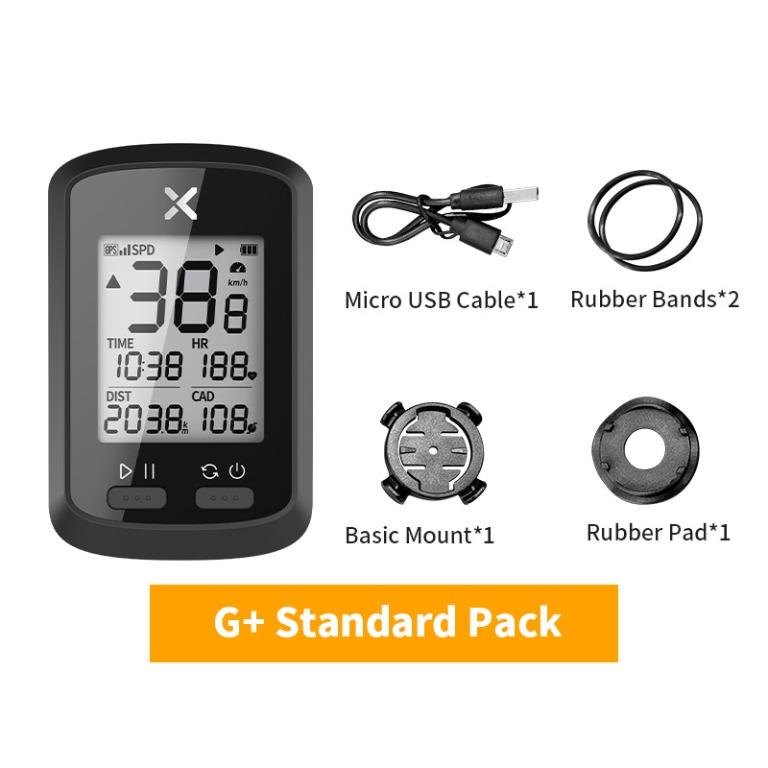 XOSS G+/G Plus 無線 公路 單車咪錶 GPS 行車速度 距離 定位功能  (英文版)