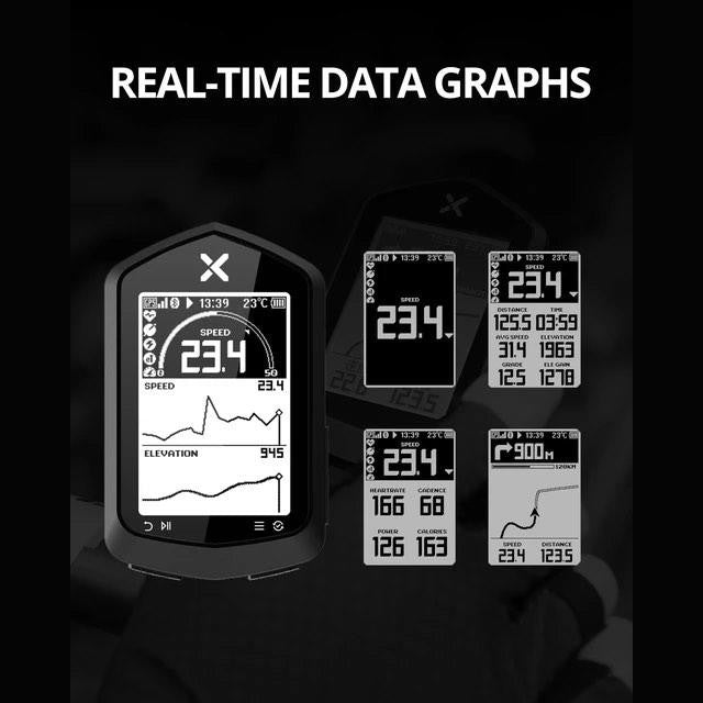 Xoss NAV Wireless Cycling Computer Navigation Speed ​​Cadence Sensors Bundle